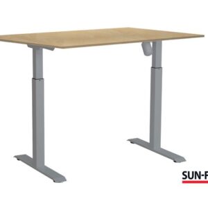 Bord SUN-FLEX I höj/sänk 140x80 grå/bjö