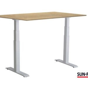 Bord SUN-FLEX VI höj/sänk 120x80 vit/bjö