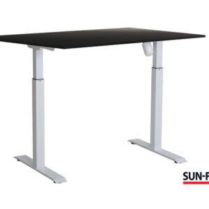 Bord SUN-FLEX I höj/sänk 160x80 vit/sva