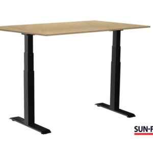 Bord SUN-FLEX VI höj/sänk 120x80 sva/bjö