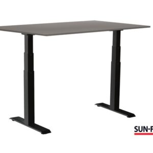 Bord SUN-FLEX VI höj/sänk 120x80 sva/grå