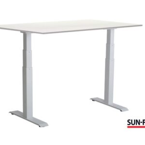 Bord SUN-FLEX VI höj/sänk 140x80 vit/vit
