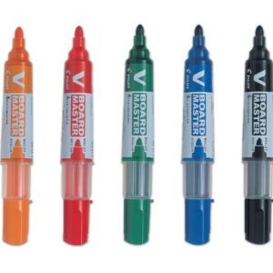 Whiteboardpenna PILOT V Board rund svart