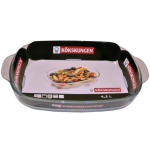 Ugnsform KÖKSKUNGEN glas 4,3L