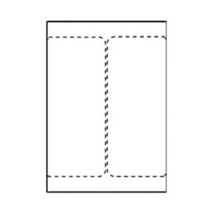Transportetikett A4 Las. 105x22mm 500/fp