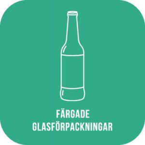 Dekal NORDEX färgad glasförpackning
